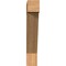 Ekena Millwork Traditional Block Smooth Bracket, Western Red Cedar, 5 1/2"W x 28"D x 32"H BKT06X28X32TRA05SWR - alternate 2